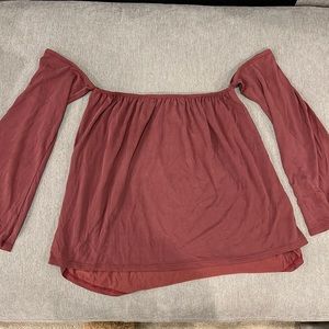 Strapless top with sleeves